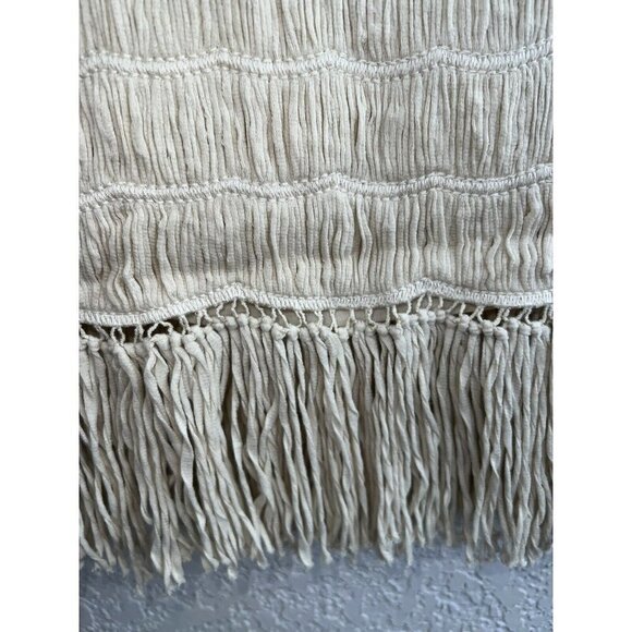 ALICE + Olivia Boho Crochet Top Fringe Built in Bra Size Small Y1 - Picture 7 of 9